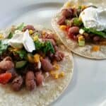 Veggie and Bean Tacos | In Mama Maggie's Kitchen