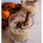 Pumpkin Arroz con Leche is a creamy and delicious dessert. This is where Mexican desserts meets your favorite fall foods. An easy-to-make sweet treat for the entire family. By Mama Maggie's Kitchen #dessert #food #recipe