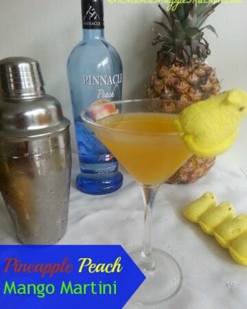 Pineapple Peach Mango Martini