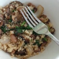 Spicy Mushroom Quinoa Salad