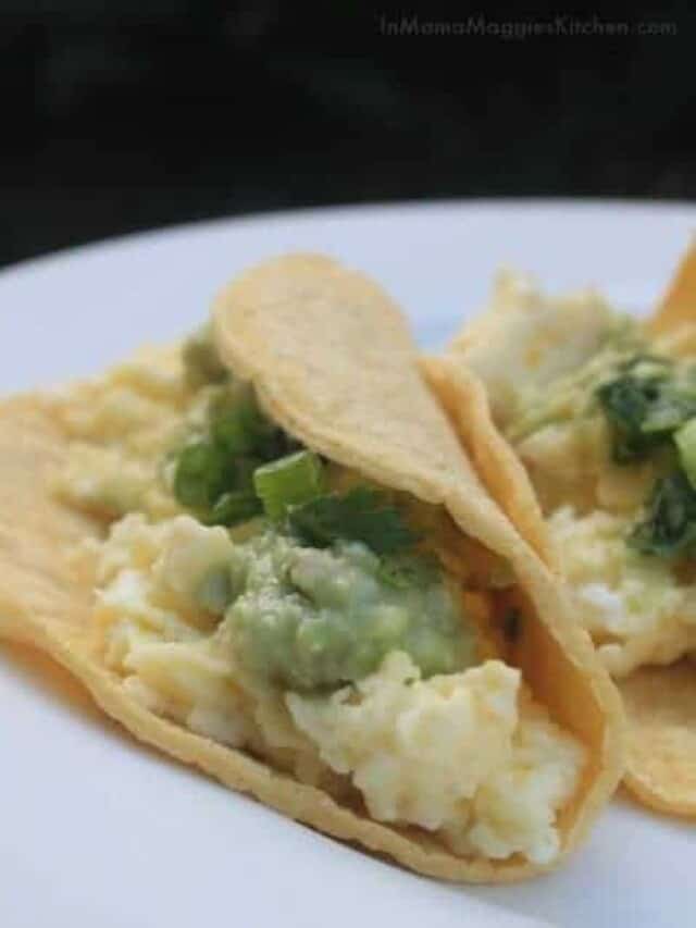 Scrambled Eggs Tacos Mamá Maggie's Kitchen