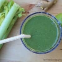 Green Ginger Smoothie - It’s jam packed with nutrients to rebalance and regroup. by In Mama Maggie's Kitchen