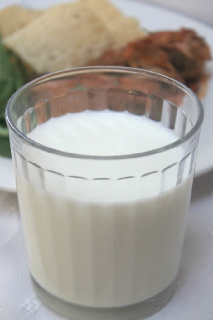 Glass of milk