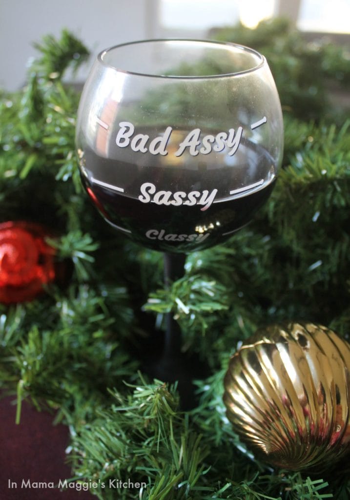 Bad Assy Sassy Classy Wine Glass