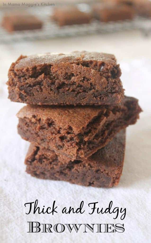 Thick and Fudgy Brownies 