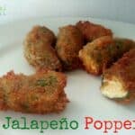 Jalapeño Poppers - if you like spicy, you'll love these. Stuffed with cream cheese. They are amazing! - by Mama Maggie's Kitchen