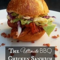 The Ultimate BBQ Chicken Sandwich - This sandwich is so yummy - smoky, full of flavor, and absolutely delicious - by Mama Maggie's Kitchen