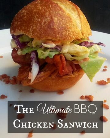 The Ultimate BBQ Chicken Sandwich - This sandwich is so yummy - smoky, full of flavor, and absolutely delicious - by Mama Maggie's Kitchen