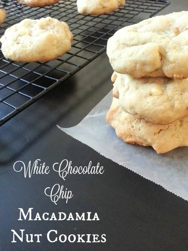 White Chocolate Chip Macadamia Nut Cookies 