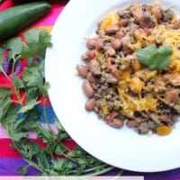 One Pot Mexican Beef and Beans - Savor the flavors of this easy beef recipe. Made in one pot and absolutely perfect for busy weeknights- by Mama Maggie's Kitchen