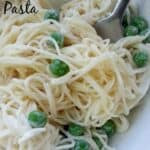 Creamy Kids Pasta - This is the perfect dish for fussy, picky eaters. So yummy and good-for-you that mom might even want her own plate. - by Mama Maggie’s Kitchen
