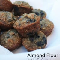 Almond Flour Blueberry Muffins - low carb, low fat, low calorie and absolutely 100% delicious - by Mama Maggie's Kitchen
