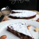 Chestnut Flour Berry Nut Cake - a delicious cake for breakfast or yummy dessert that's gluten free and low in fat. By Mama Maggie's Kitchen