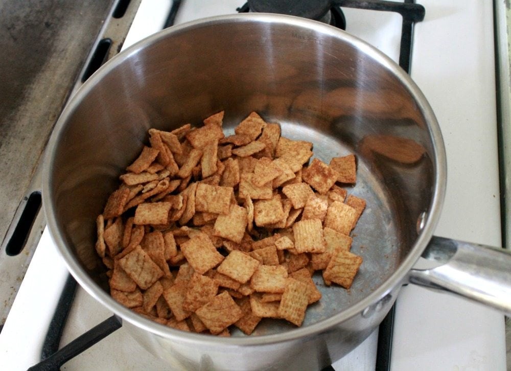 Cinnamon Toast Crunch in a pot