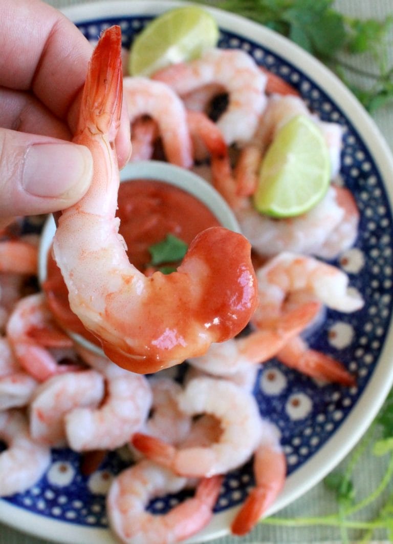 Shrimp with Chipotle Cocktail Sauce