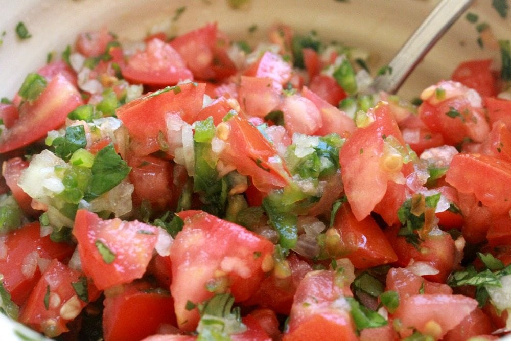 Pico de Gallo is one of the simplest Mexican recipes. It adds so much flavor to any of your dishes or great just as an appetizer. By Mama Maggie’s Kitchen