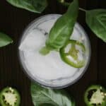 Jalapeño Basil Margarita is the perfect refreshing cocktail during warm weather months. By Mama Maggie’s Kitchen