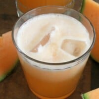 Cantaloupe Agua Fresca, or Agua de Melon, is made with ripe, juicy fruit. Refreshing and sweet and perfect for warm weather months. Enjoy! By Mama Maggie’s Kitchen