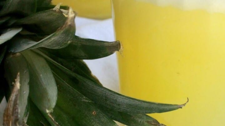 Pineapple Agua Fresca, or Agua de Piña, is a refreshing and light beverage from our friends in Mexico. Delicious and perfect during the warmer months. By Mama Maggie’s Kitchen