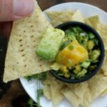 Avocado Mango Salsa is a yummy appetizer or the perfect topping for your next chicken or fish dinner. By Mama Maggie’s Kitchen
