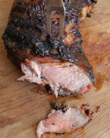 Grilled Tri Tip with Whiskey Chipotle BBQ Sauce is made for summer cookouts and hanging out with friends. This tender and soft meat is layered with a spicy, sweet sauce that you and your guests will love. By Mama Maggie’s Kitchen