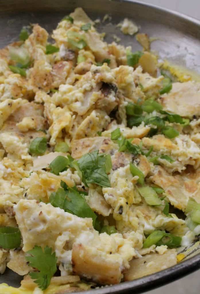 Mexican Breakfast Migas are great way to start the day. Mexican food. Sunday Brunch. By Mama Maggie’s Kitchen