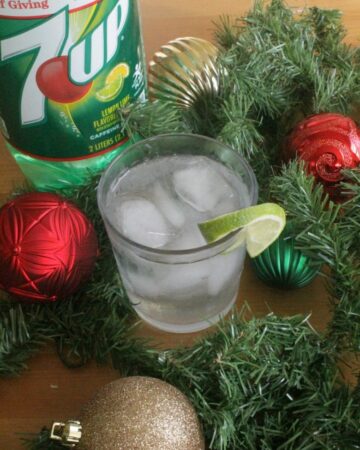 Lime is Fine During Christmas Time Cocktail by Mama Maggie's Kitchen