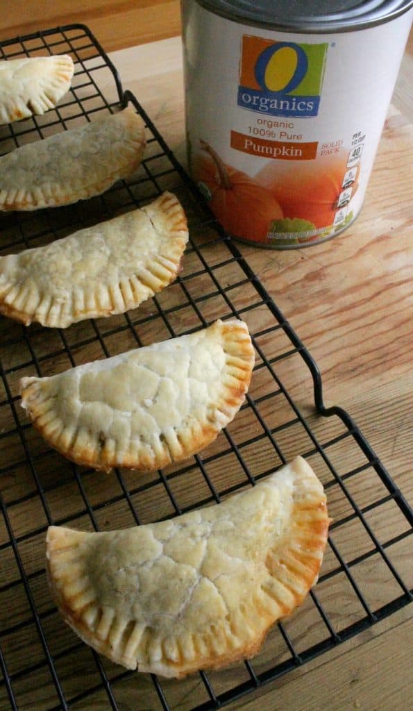 Pumpkin Empanadas make yummy, Mexican treats for the holidays. by Mama Maggie's Kitchen