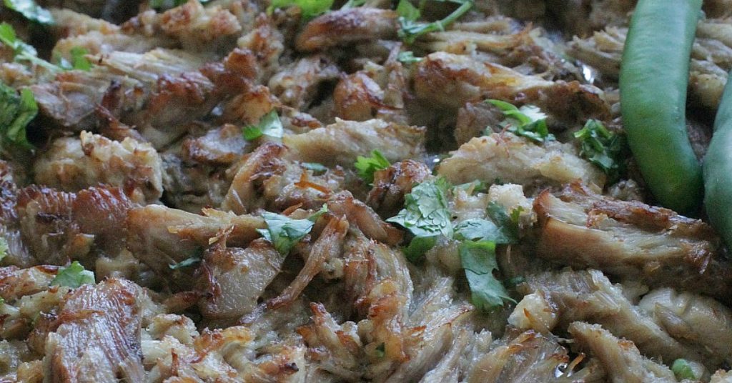 Slow Cooker Pork Carnitas is an easy recipe that involves minimal work and lots of flavor. This Mexican food classic is perfect for entertaining or busy weeknights. Serve with warm tortillas and salsa. by Mama Maggie's Kitchen