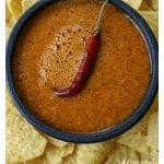 This spicy and tasty Chile de Arbol Salsa is the perfect addition to tacos, tamales, and more. A true Mexican food favorite that adds a flavorful kick. by Mama Maggie's Kitchen