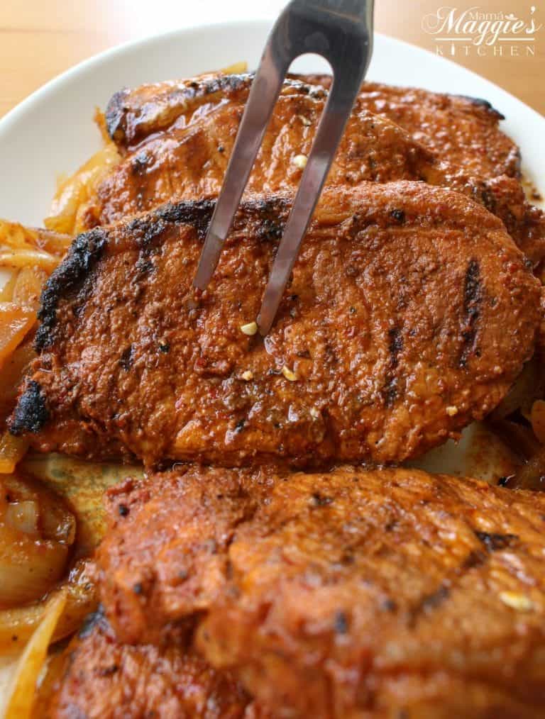 Grilled Pork Chops Adobo + VIDEO