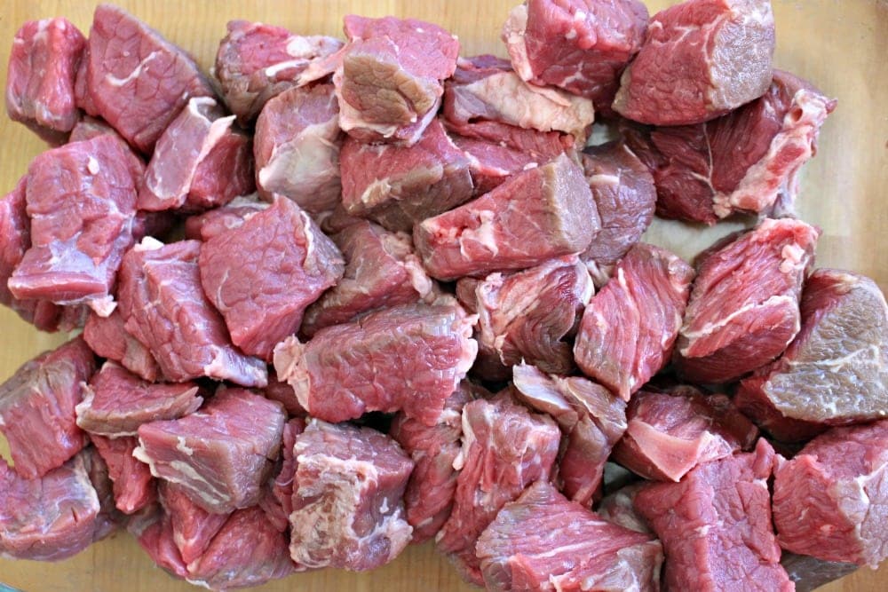 Cubes of Beef