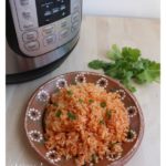 Instant Pot Mexican Rice (Arroz Mexicano) is a tasty side dish to any Mexican food recipes. Watch the VIDEO or follow along the step-by-step picture to recreate this classic dish. By Mama Maggie's Kitchen