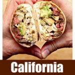A California Burrito is a real San Diego treat. Grilled carne asada with french fries and all the fixings wrapped inside. It is incredibly tasty and absolutely delicious. WITH VIDEO and step-by-step pictures. By Mama Maggie's Kitchen