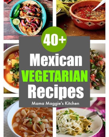 Spice up your menu plan with these Mexican Vegetarian Recipes. Whether you are watching your weight, celebrating Meatless Monday, or simply want more variety in your meals, these recipes are sure to inspire you. By Mama Maggie's Kitchen