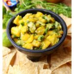 Avocado Mango Salsa is a fruity and slightly spicy appetizer. Grab some chips, and you have a tasty tropical treat. By Mama Maggie's Kitchen