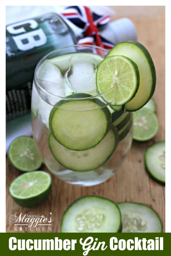 Cucumber Gin Cocktail makes the perfect refreshing drink. 