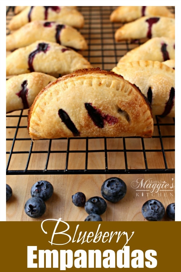 These Blueberry Empanadas are simply delicious. With a flaky crust and juicy blueberry filling, they are perfect for snacking or as a sweet summer treat.
