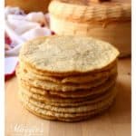 Graphic of a stack of Corn Tortillas.