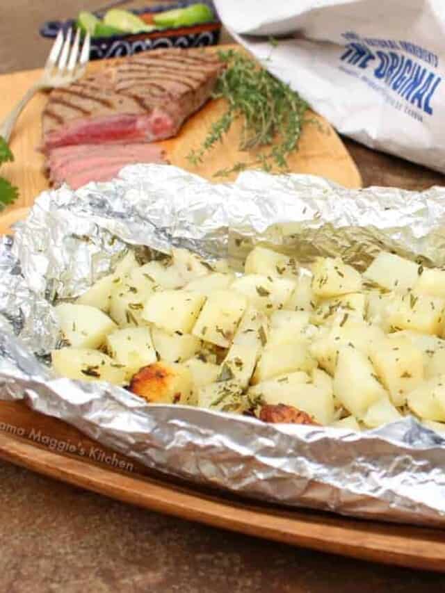 Grilled Herb Potatoes Mamá Maggie's Kitchen