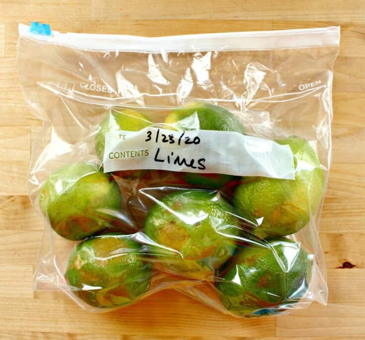 How to Freeze Limes Mamá Maggie's Kitchen