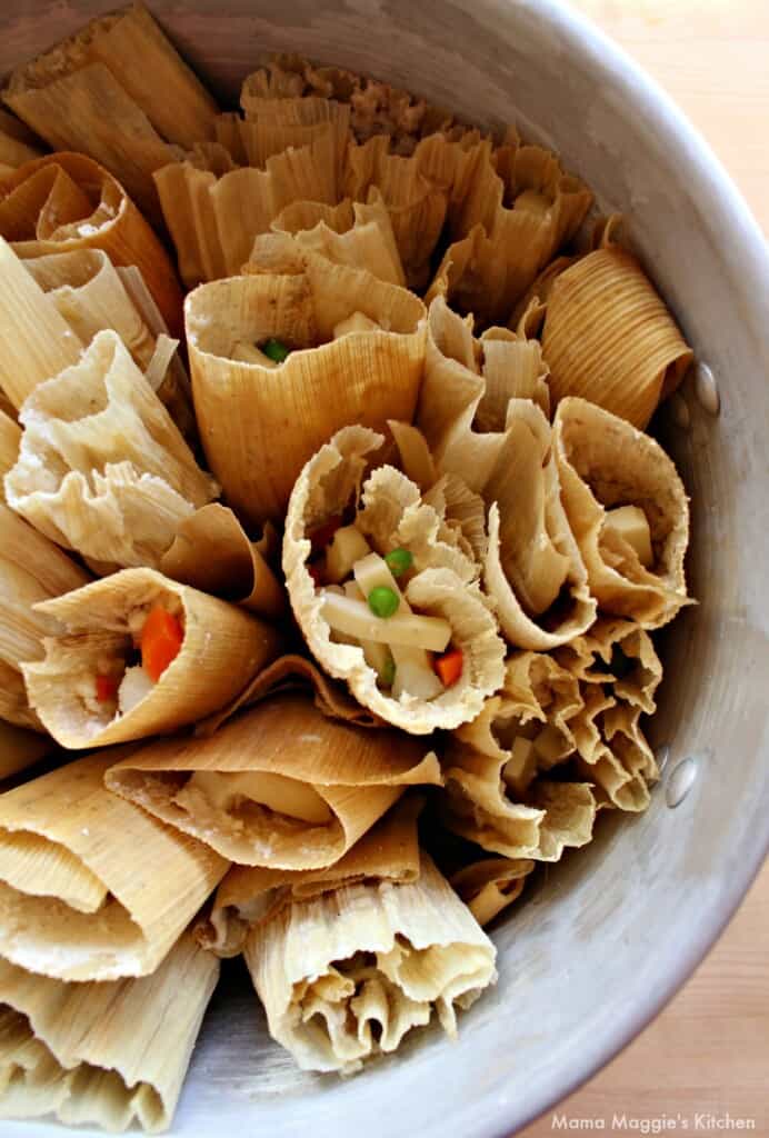 Vegetable Tamales Mamá Maggie's Kitchen