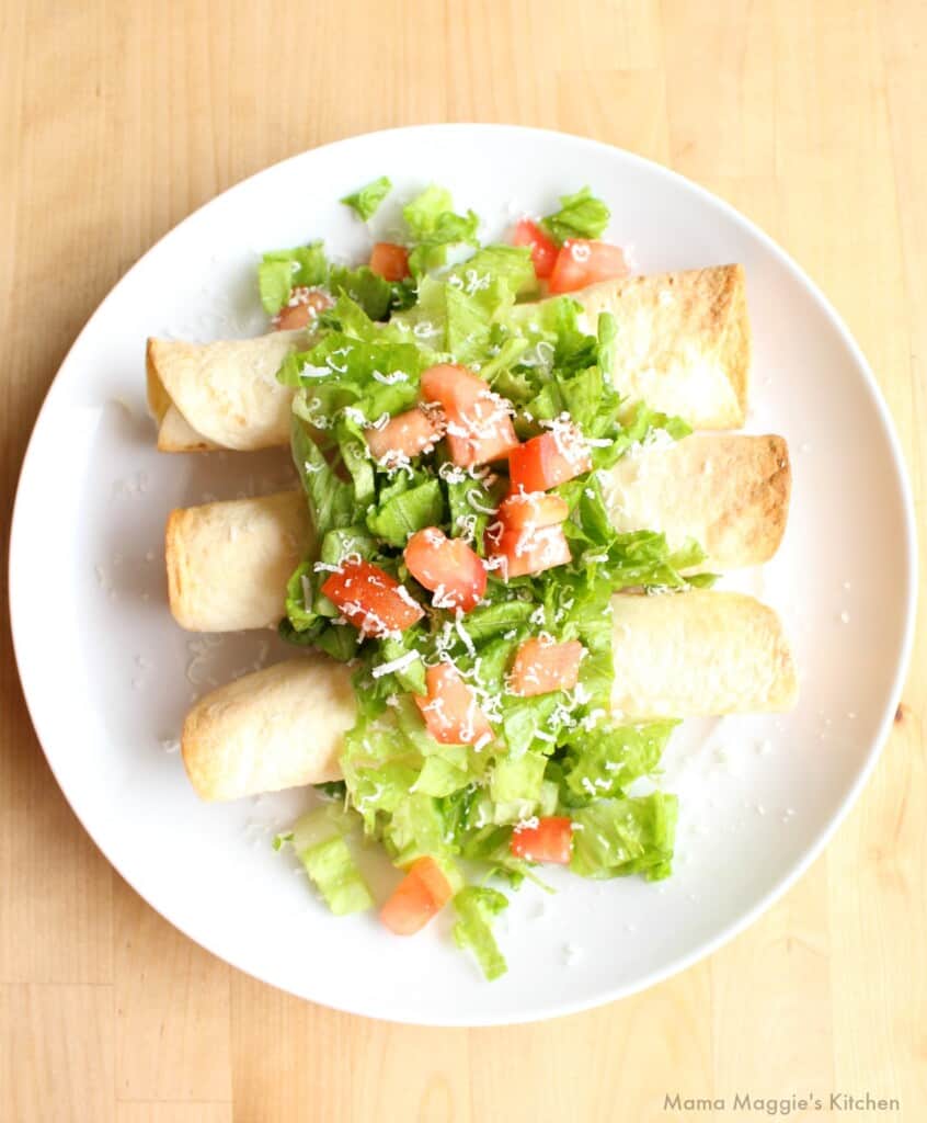 Baked Potato Flautas Mamá Maggie's Kitchen