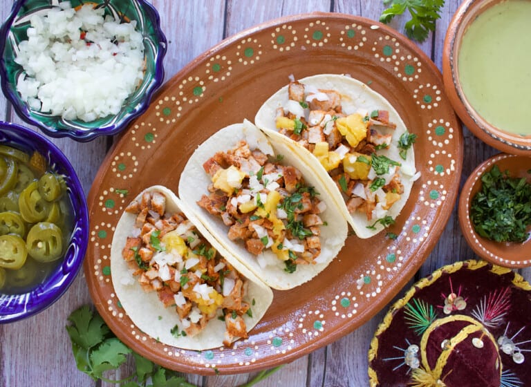 Tacos Al Pastor + VIDEO Mamá Maggie's Kitchen