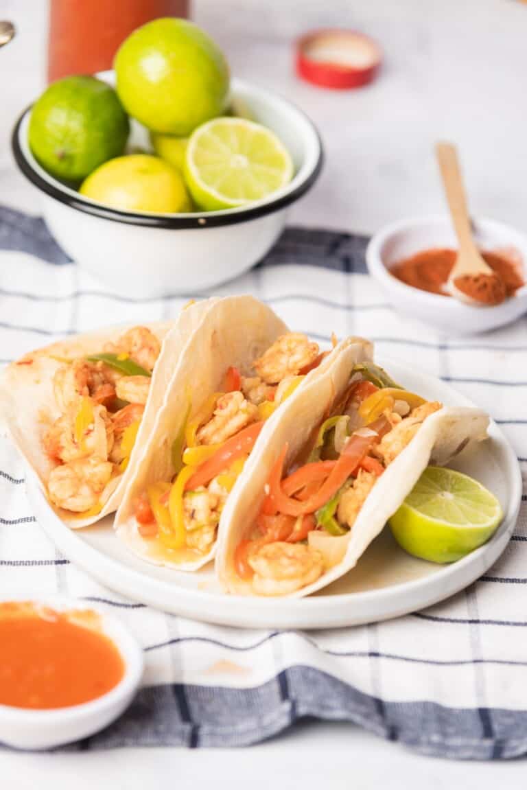Shrimp Fajitas (Fajitas de Camaron)