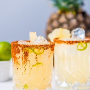 Pineapple Margarita with a Spicy twist