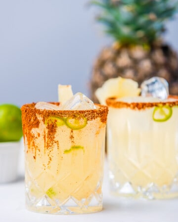 Pineapple Margarita with a Spicy twist